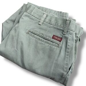 Timber Creek Mens Pleated Casual Pants Chinos Tan Beige Size‎ 38x29 Cotton